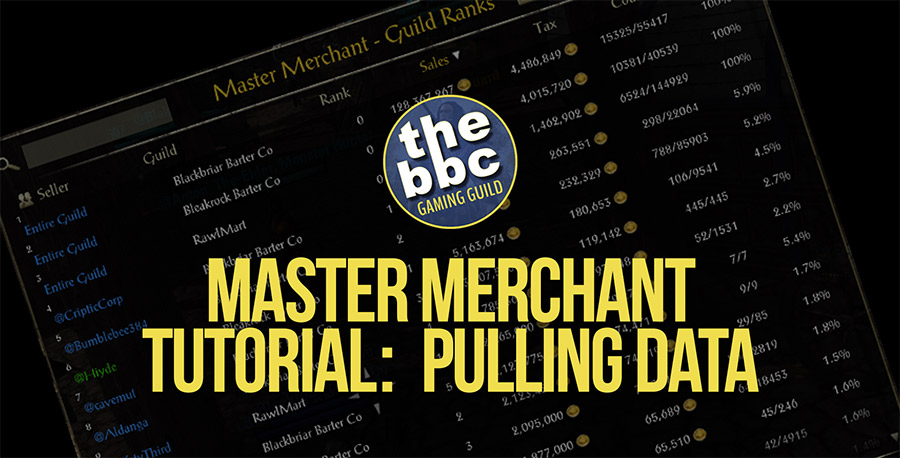 ESO Master Merchant Tutorial:  Pulling Data